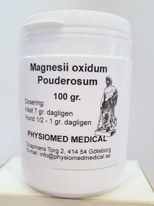 Magnesii oxidum Pouderosum